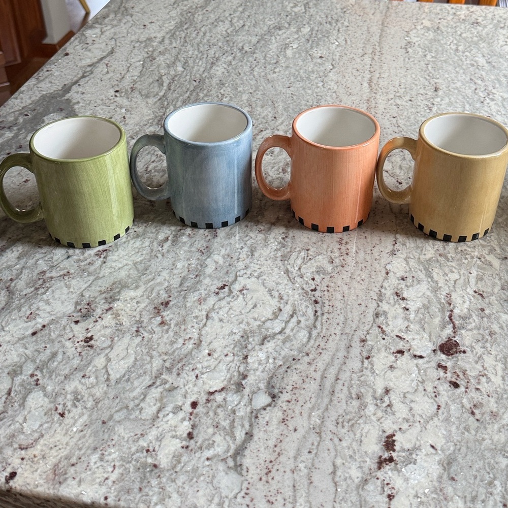 Rooster Ceramic Coffee Mug Set - Picture 4 of 12